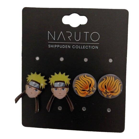 Naruto Shippuden Character And Icons 2 Costume Jewelry Earrings Set - Picture 5 of 6